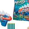 Nerf stego-smash dinosquad dinosaurio lanzadardos - c/5 dardos