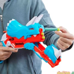 Nerf tricera-blast dinosquad c/12 dardos