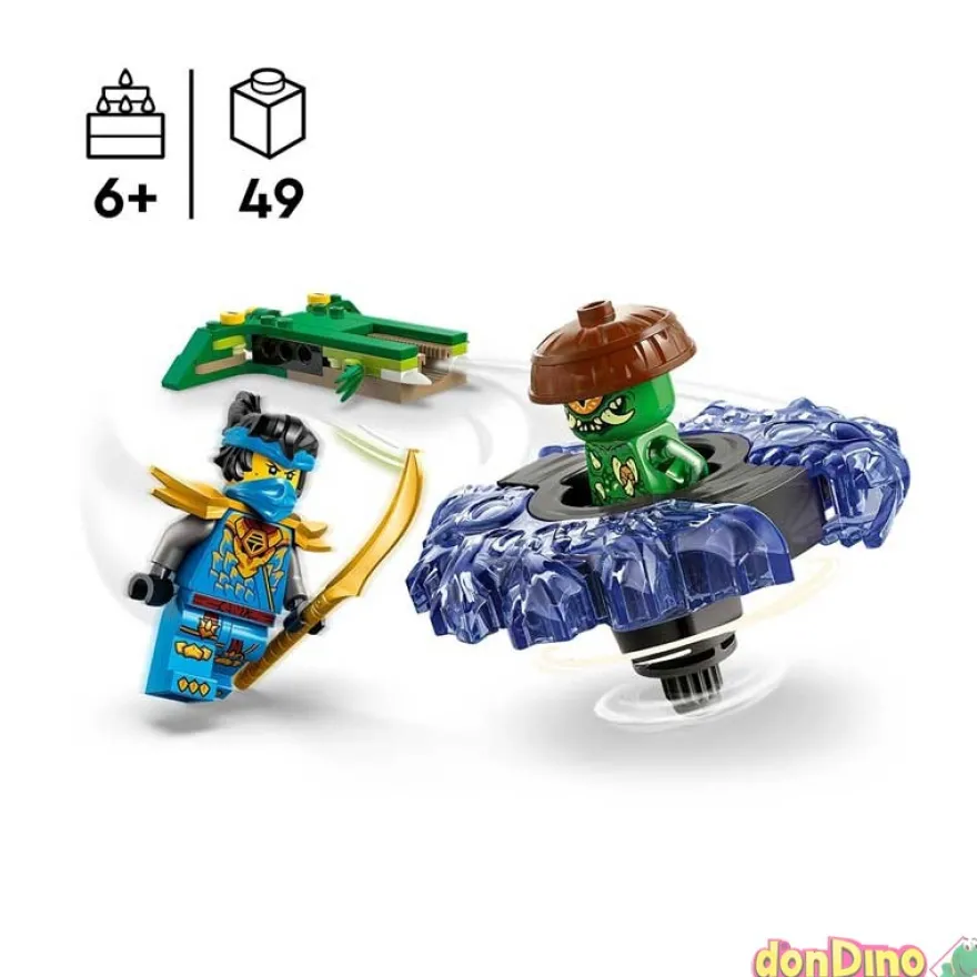 Nya vs spinner monstruo mutante lego ninjago