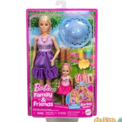 Pack barbie familia y amigos barbie y chelsea