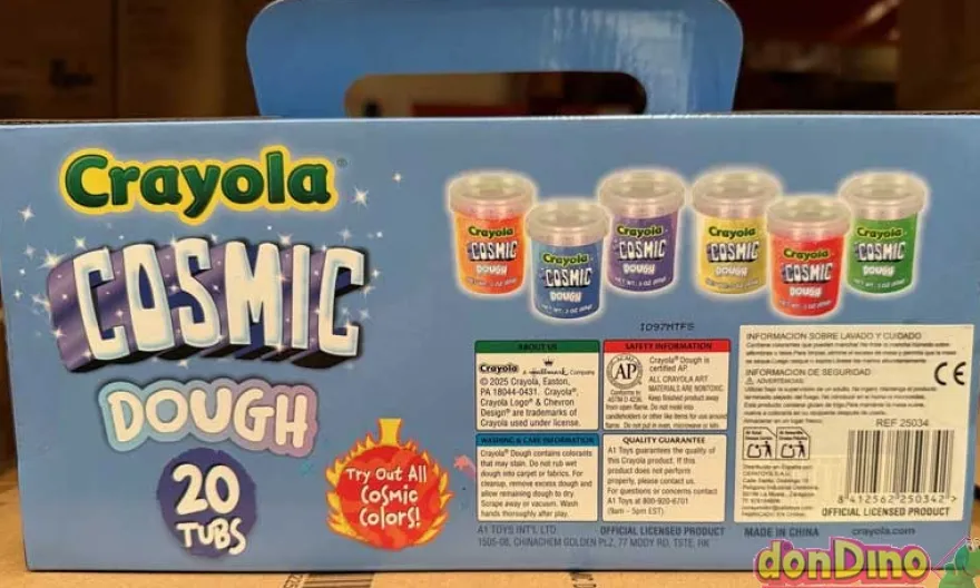 Pack 20 botes crayola cosmic dough 85 gramos