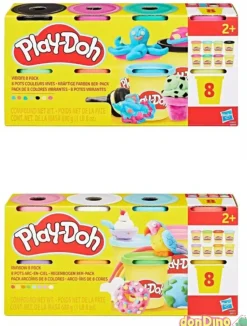 Pack 8 botes play-doh surtidos