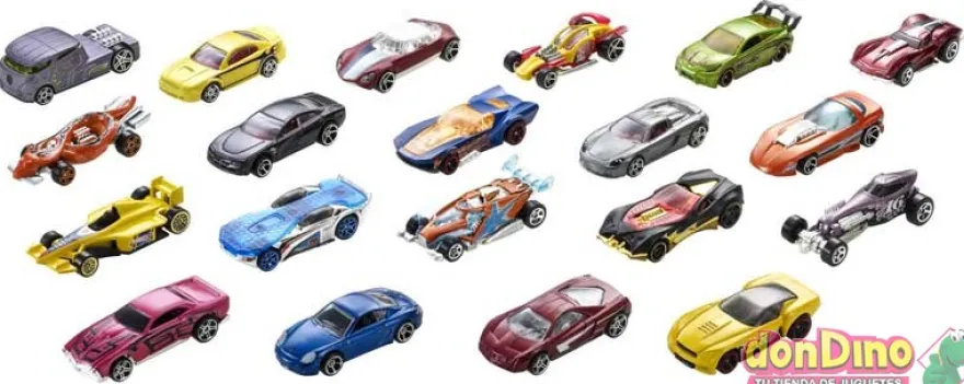 Pack 20 coches hot wheels modelos aleatorios