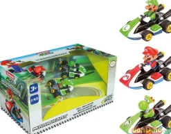 Pack 3 coches mario kart 1:43 pull & speed - motor de retroceso