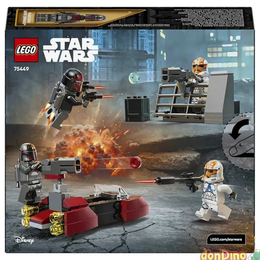 Pack de combate:asedio de mandalore lego star wars - 116 pzas.