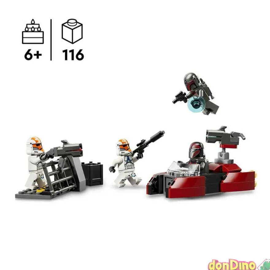 Pack de combate:asedio de mandalore lego star wars - 116 pzas.