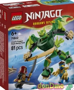 Pack de combate: meca dragon lloyd lego ninjago - 81 pzas.