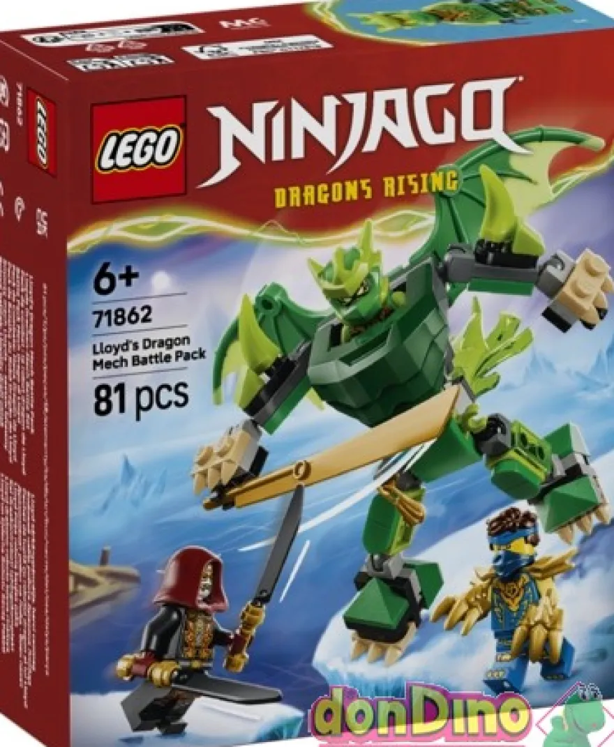 Pack de combate: meca dragon lloyd lego ninjago - 81 pzas.