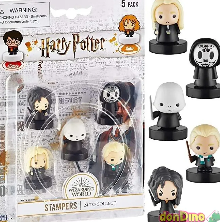 Pack de 5 sellos harry potter