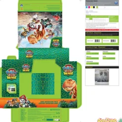 Pack dino aventuras patrulla canina la dino película