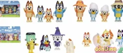 Pack 4 figuras bluey surtidos