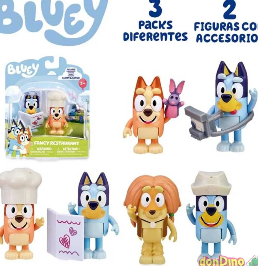 Pack 2 figuras bluey surt. s.2.