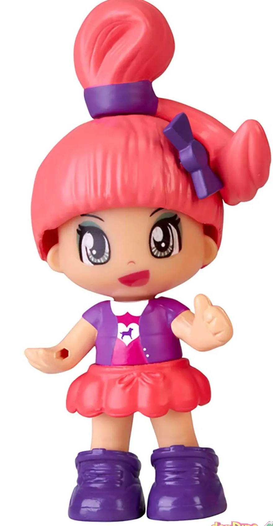 Pack 2 figuras c/mascotas pinypon my puppy and me