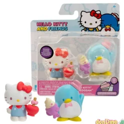 Pack 2 figuras hello kitty & friend 5 cm. - serie 1
