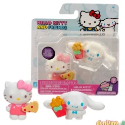Pack 2 figuras hello kitty & friend 5 cm. - serie 1