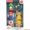 Pack 6 figuras my mario little people fisher-price