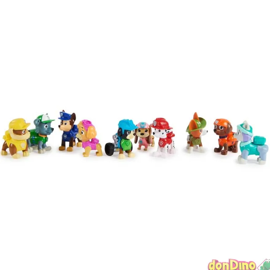 Pack 10 figuras patrulla canina
