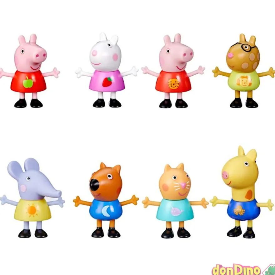 Pack 2 figuras peppa pig amigos los mejores amigos