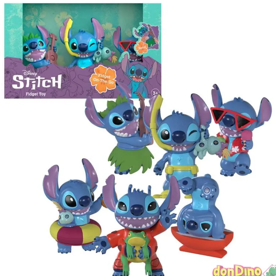 Pack 3 figuras stitch disney