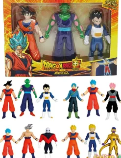 Pack 3 monster flex dragon ball super - surtidos
