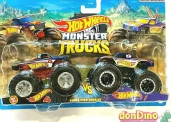 Pack 2 monster trucks hot wheels