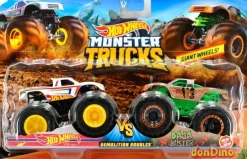 Pack 2 monster trucks hot wheels