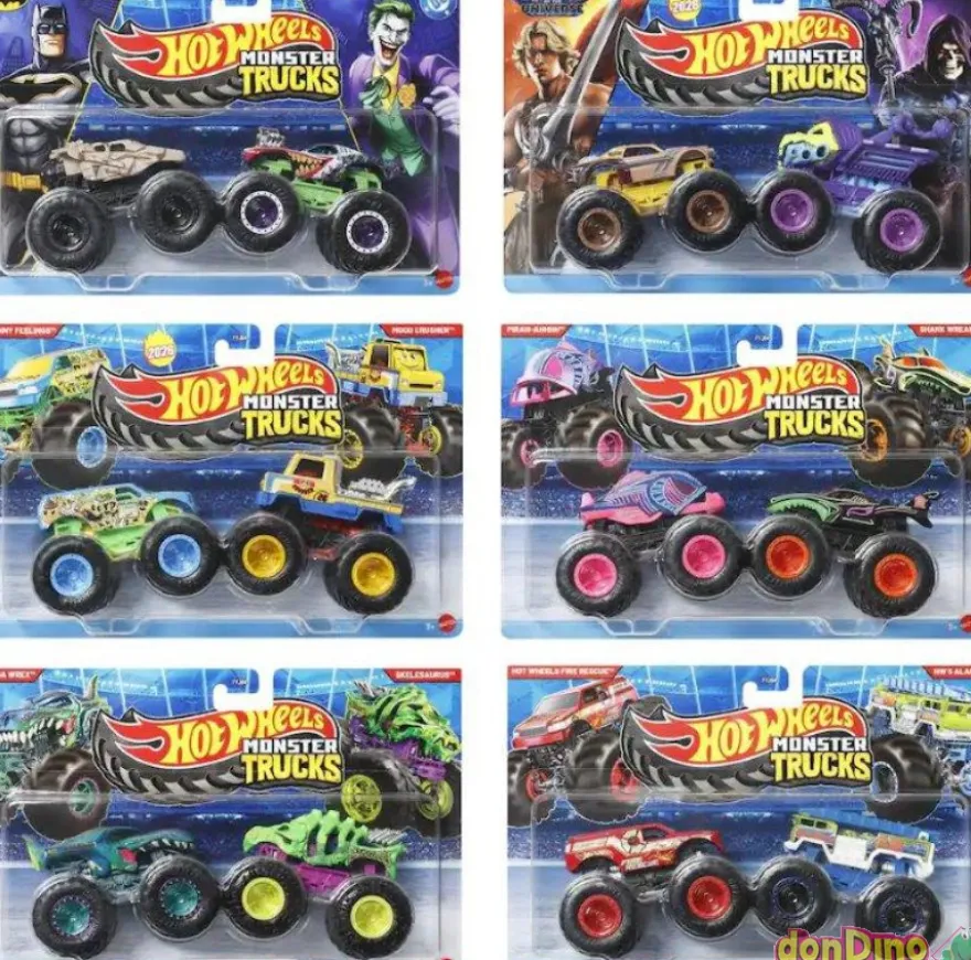 Pack 2 monster trucks hot wheels