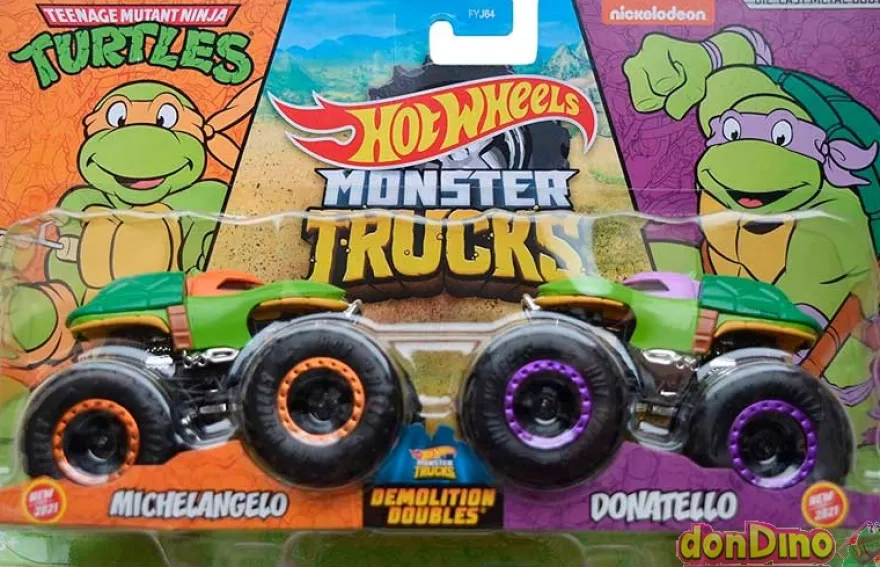 Pack 2 monster trucks hot wheels