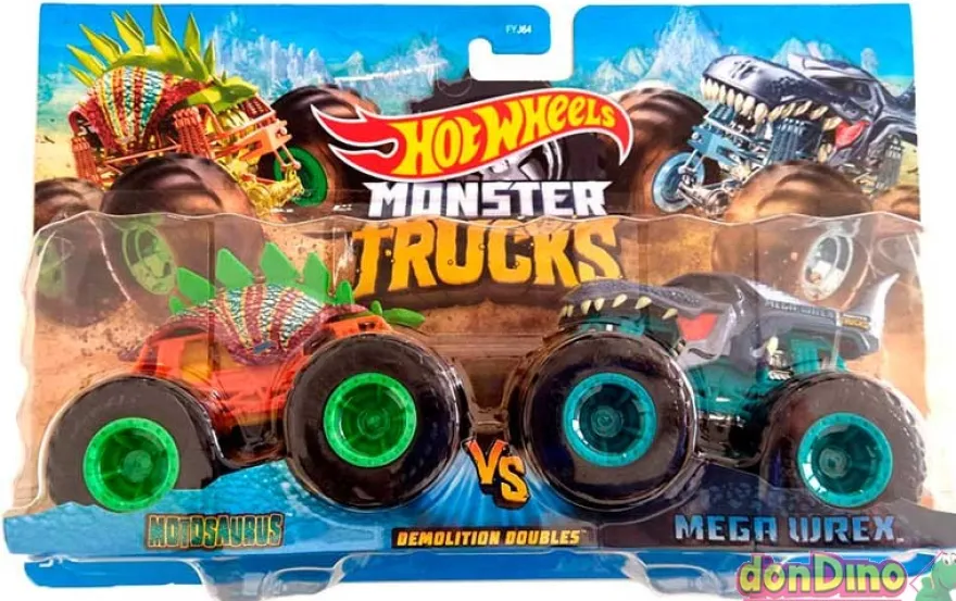 Pack 2 monster trucks hot wheels