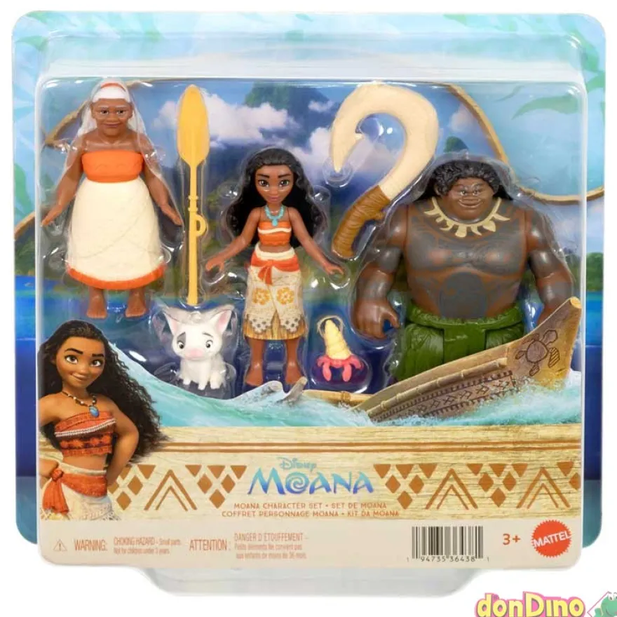 Pack personajes de vaiana disney