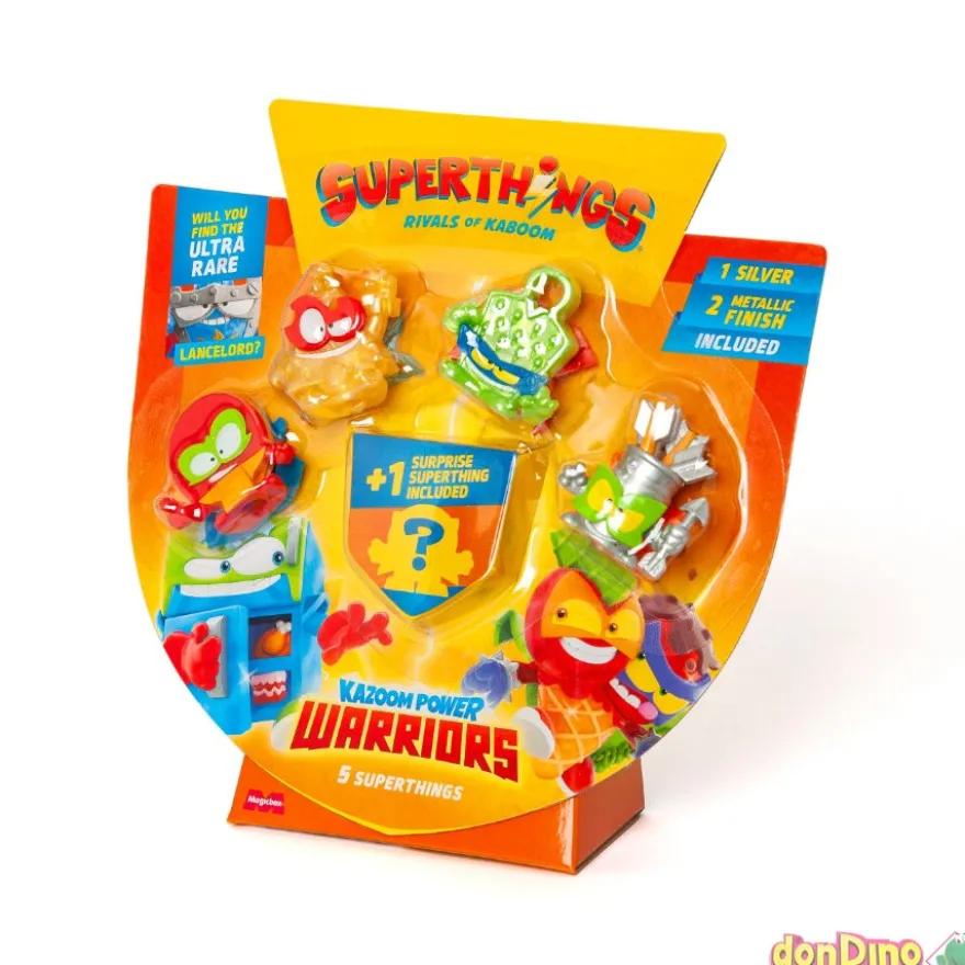 Pack 5 superthings kazoom power warriors