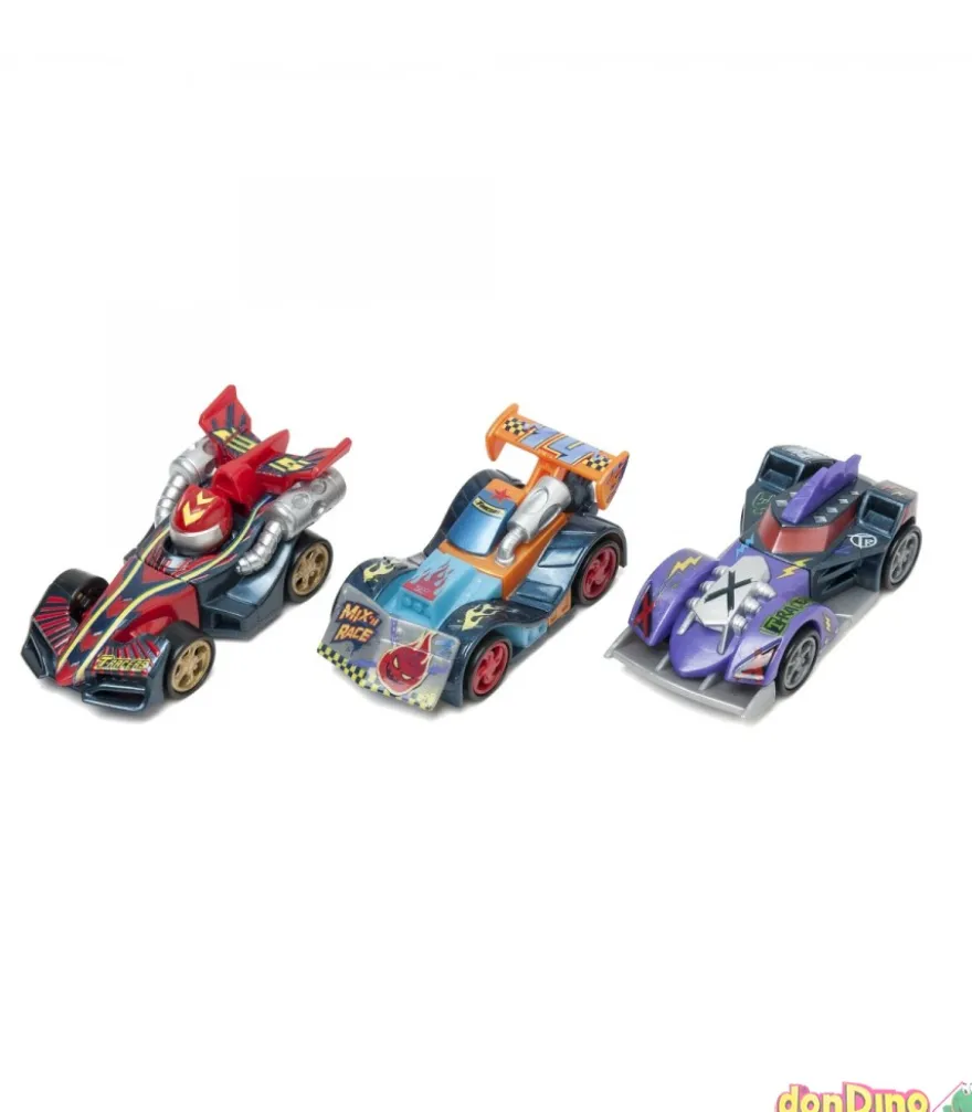 Pack 3 t-racers mix'n race blister