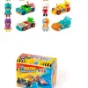 Pack t-racers serie fire & ice vehiculo + racer
