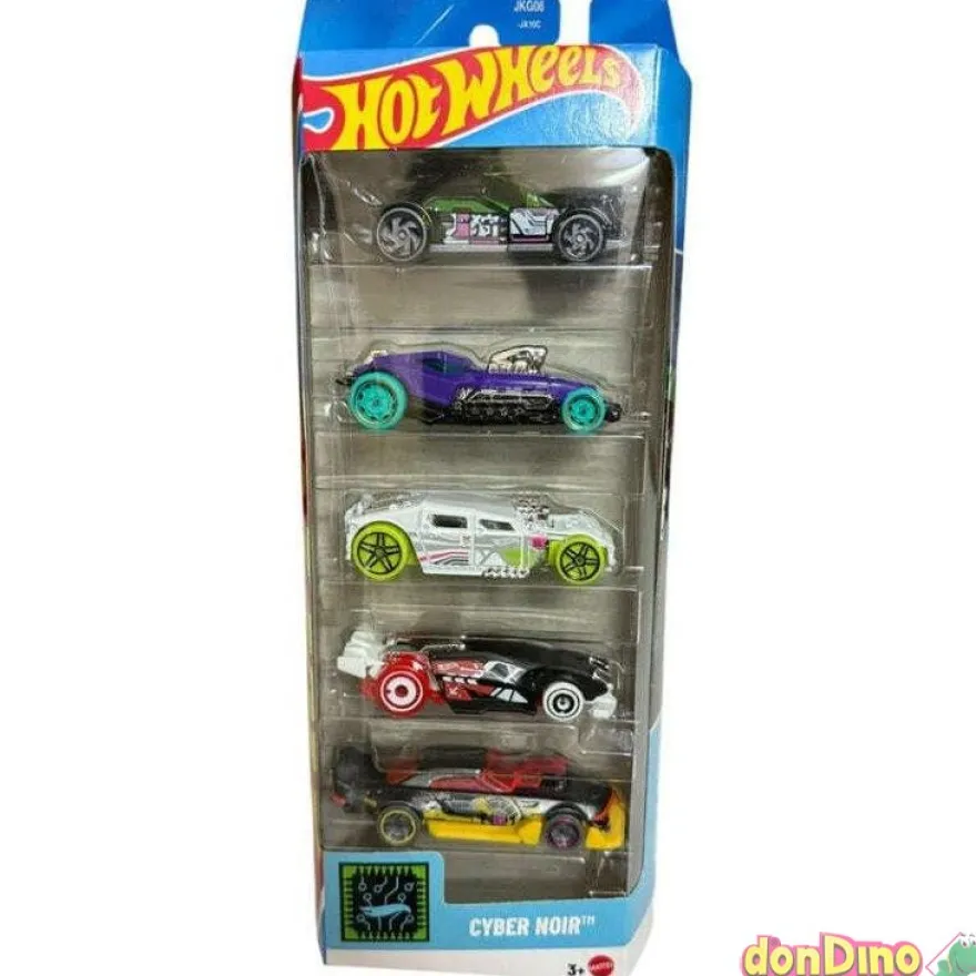 Pack 5 vehiculos hot wheels surtidos