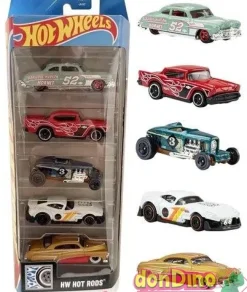 Pack 5 vehiculos hot wheels surtidos
