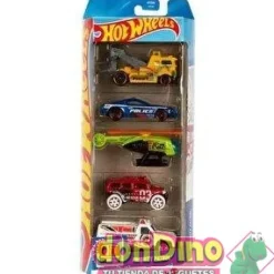 Pack 5 vehiculos hot wheels surtidos