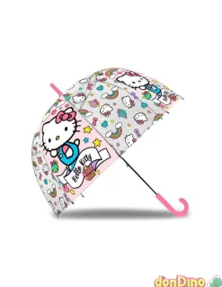Paraguas burbuja hello kitty 45cm.