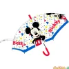Paraguas mickey automatico 43,5 cm. transparente