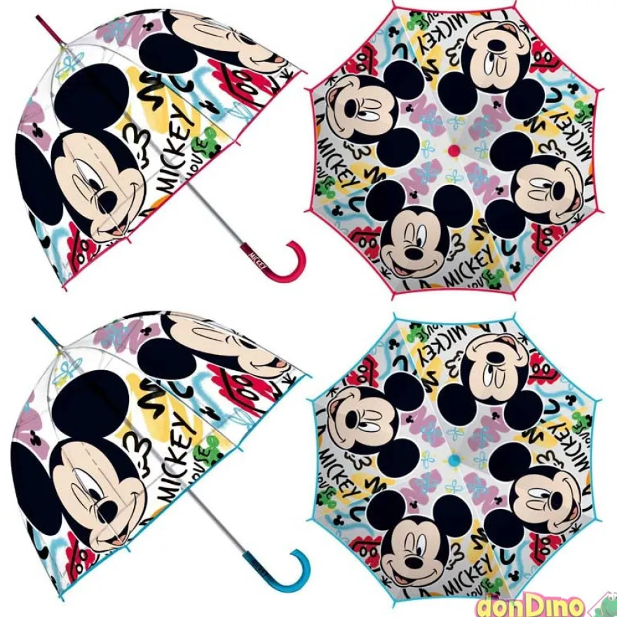 Paraguas mickey burbuja surtidos
