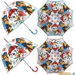 Paraguas patrulla canina burbuja