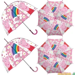 Paraguas peppa pig burbuja surtidos