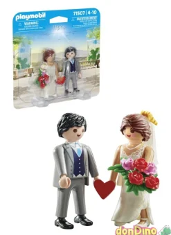 Pareja de novios playmobil 11 pzas.
