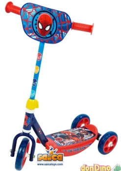 Patinete 3 ruedas spider-man