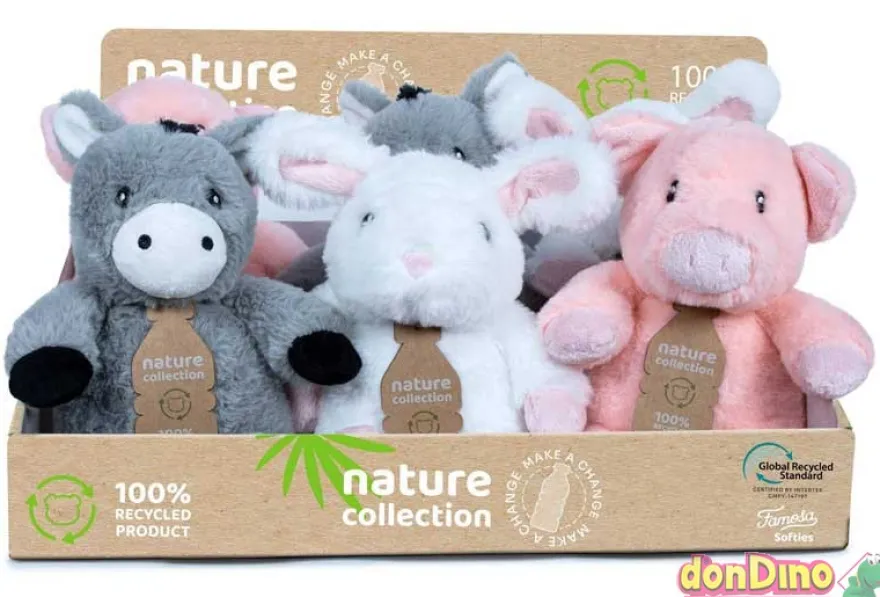 Peluche animal granja 27 cm. nature collection