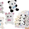 Peluche animal ojos grandes 19 cm. surtidos