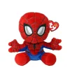 Peluche beanies babies marvel 15cm b.panter,c.america,groot,hulk,iron man,spiderman