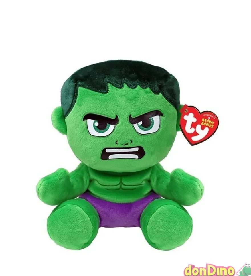 Peluche beanies babies marvel 15cm b.panter,c.america,groot,hulk,iron man,spiderman
