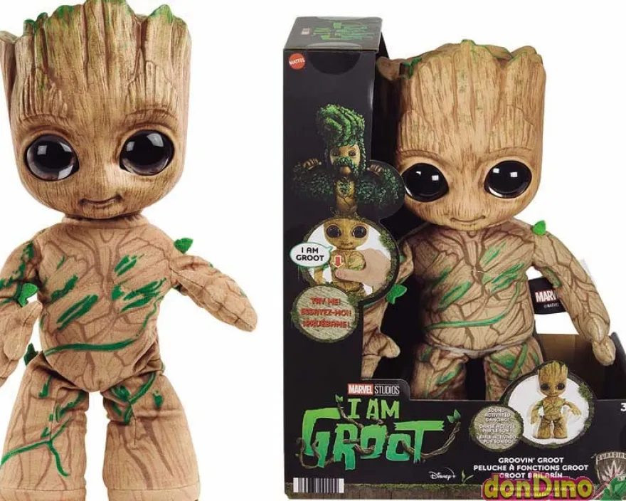 Peluche groot bailarin marvel c/sonido y movimiento