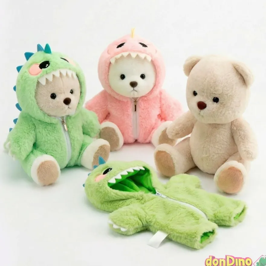 Peluche lofy 30 cm. con vestido cremallera - surtidos