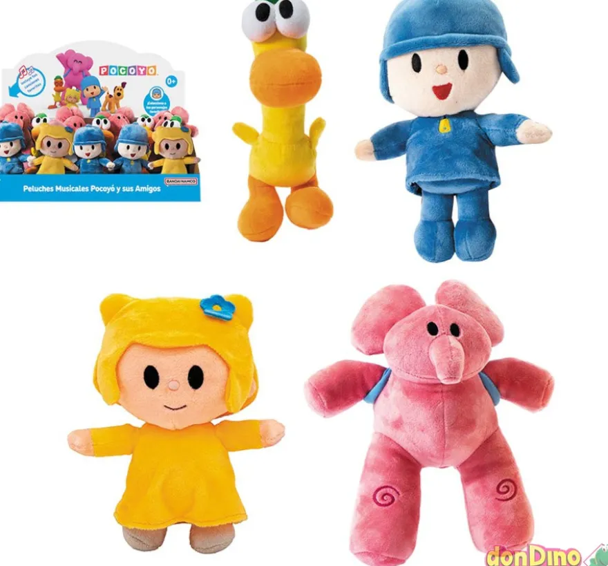 Peluche musical pocoyo y sus amigos